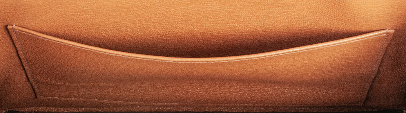 Hermes Special Order Birkin 25 Gris Tourterelle Ostrich and Toffee GHW