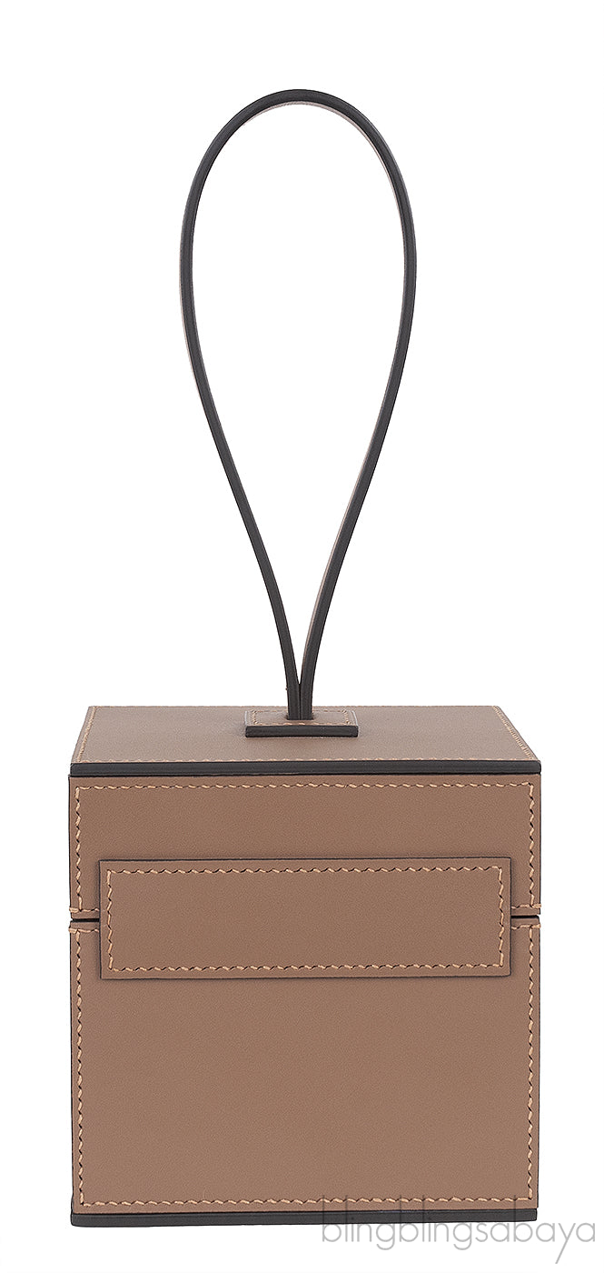 Mini Vanity Case Etoupe Clutch Bag