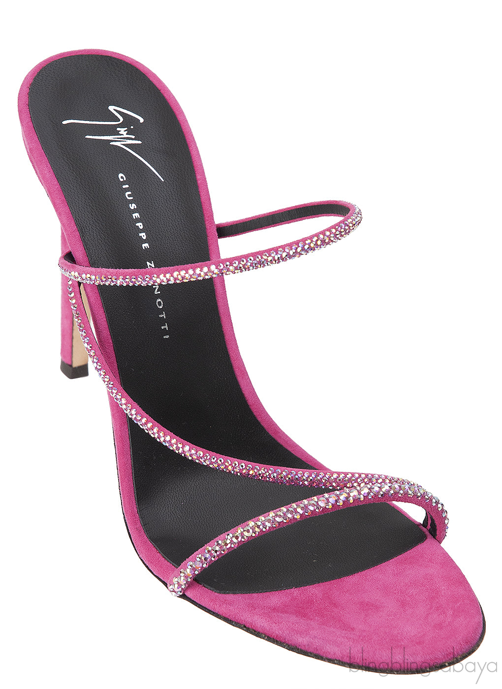 Pink Julianne Crystal Embellished Sandals