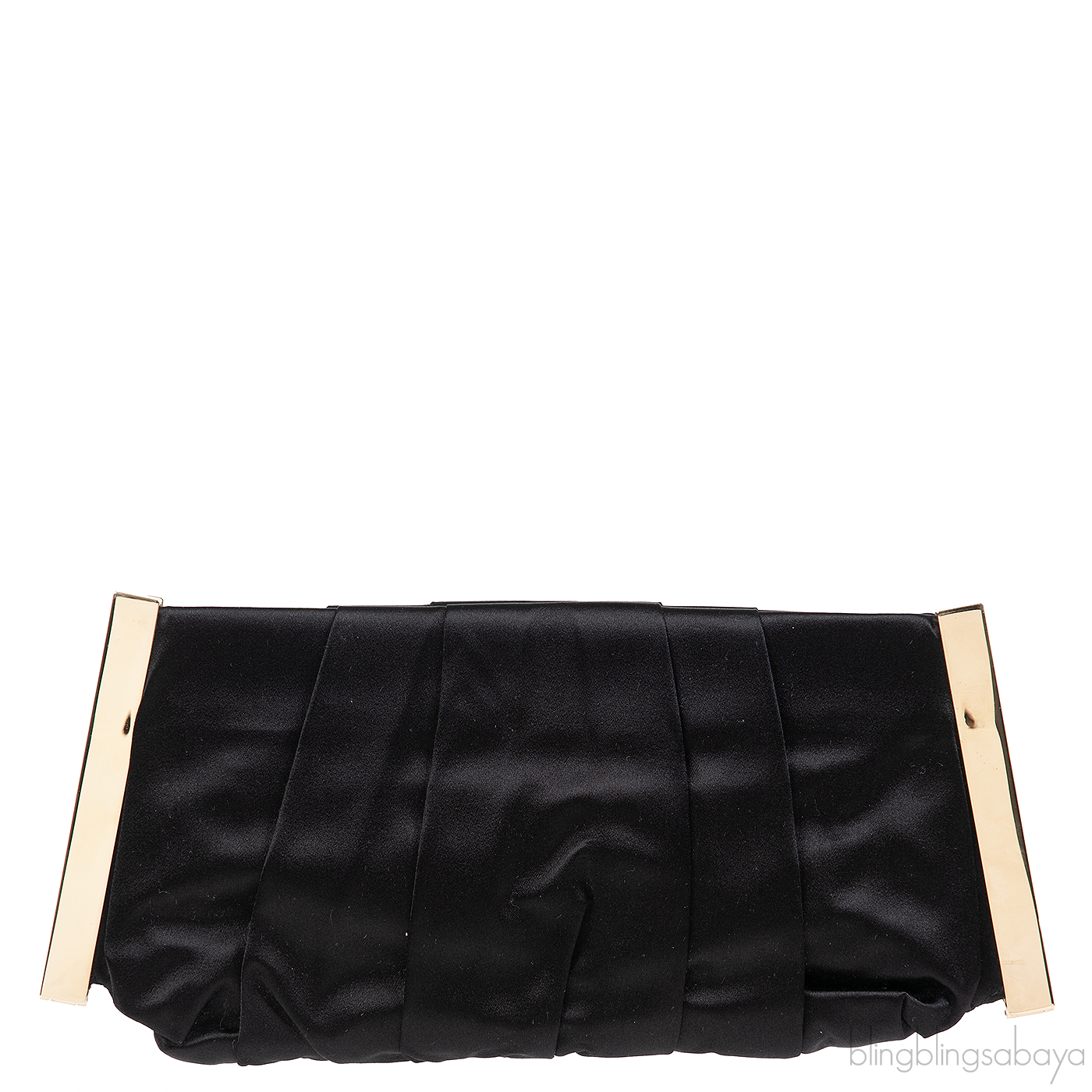 Dolce & Gabbana Miss Lady Black Satin Clutch