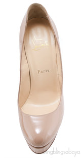 Bianca Nude Patent Pump