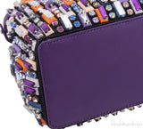 Peekaboo Mini Jeweled Satchel Bag