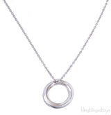 Small WG Diamond Round Pave Spiral Pendant