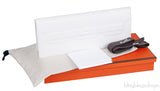 Shadow White Kelly Cut Pochette Swift