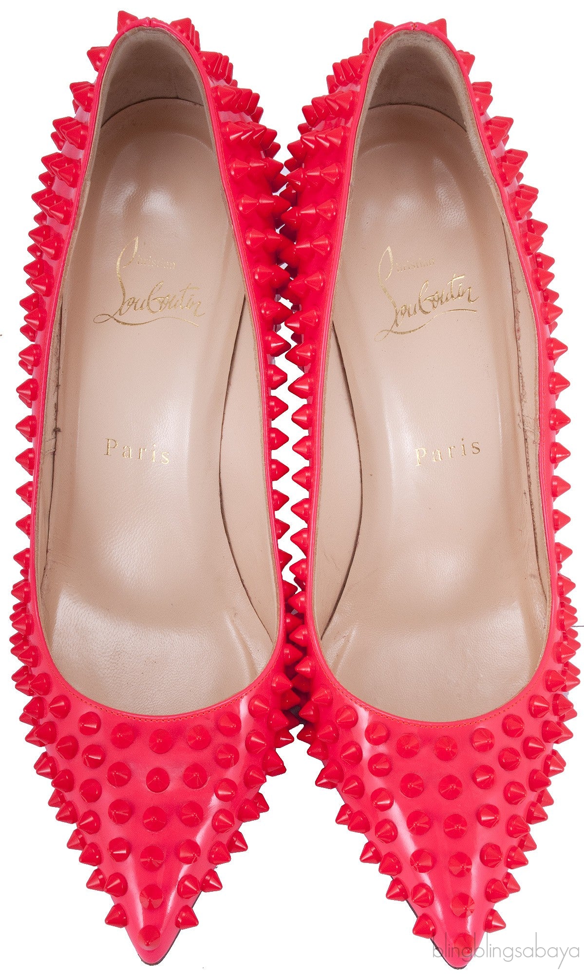 Pigalle Spikes Hot Pink Pump