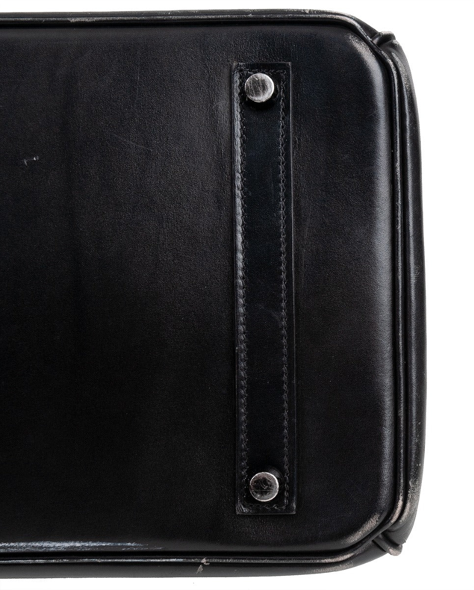Birkin 35 So Black Box Limited Edition Ruthenium Hardware
