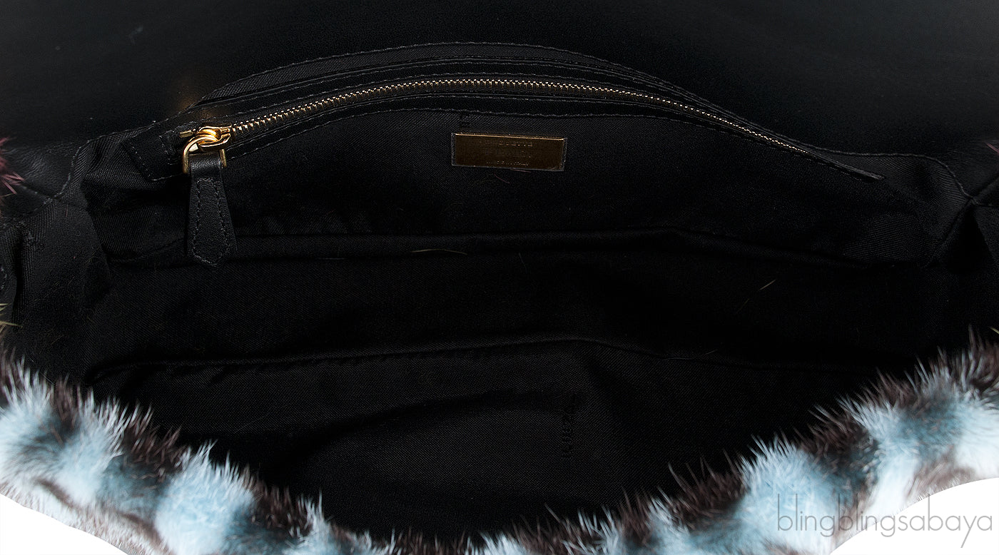Baguette Multicolor Mink Fur