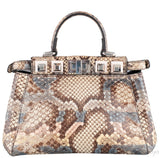 Multicolored Mini Peekaboo Studded Python