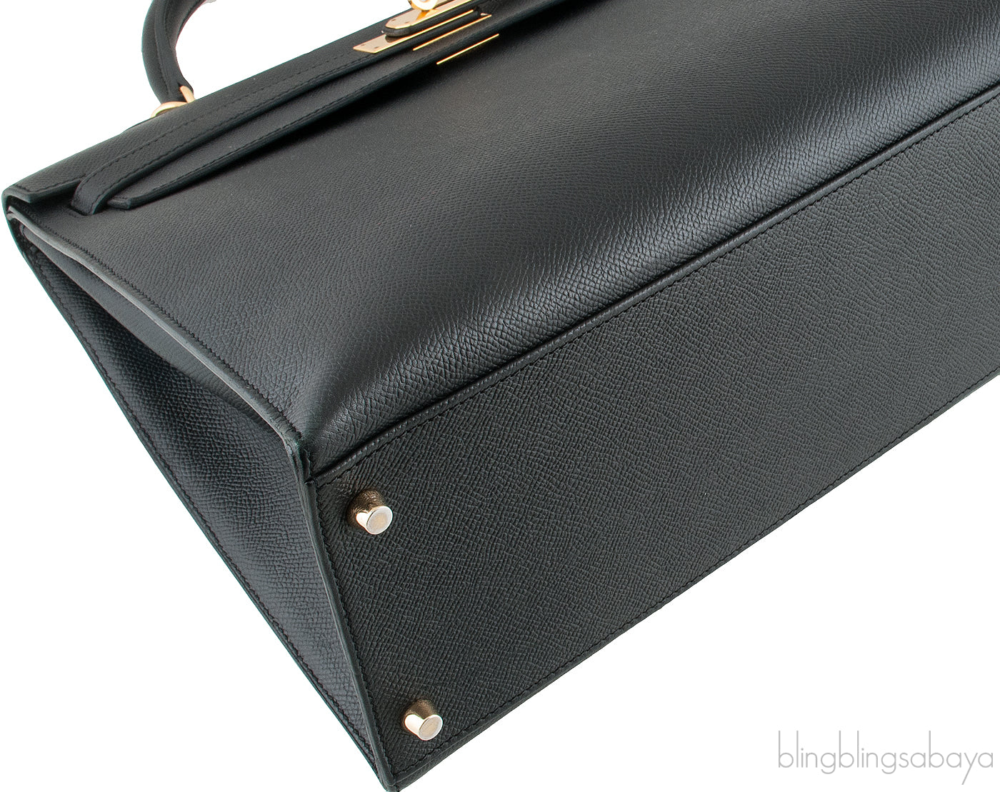 Kelly 35 Black Epsom Sellier GHW