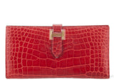 Geranium Bearn Crocodile Wallet