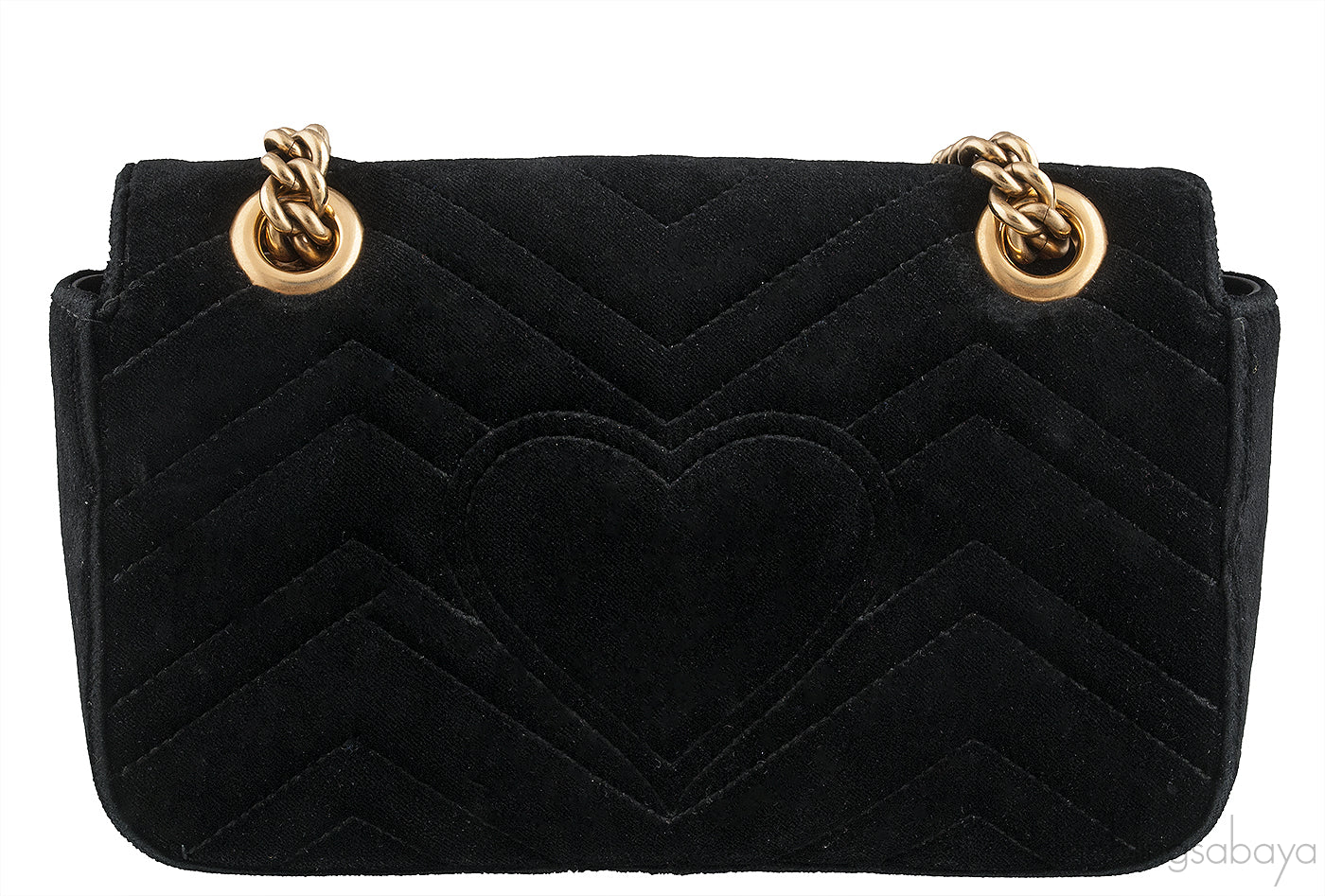 Marmont Black Velvet Mini Bag