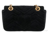Marmont Black Velvet Mini Bag