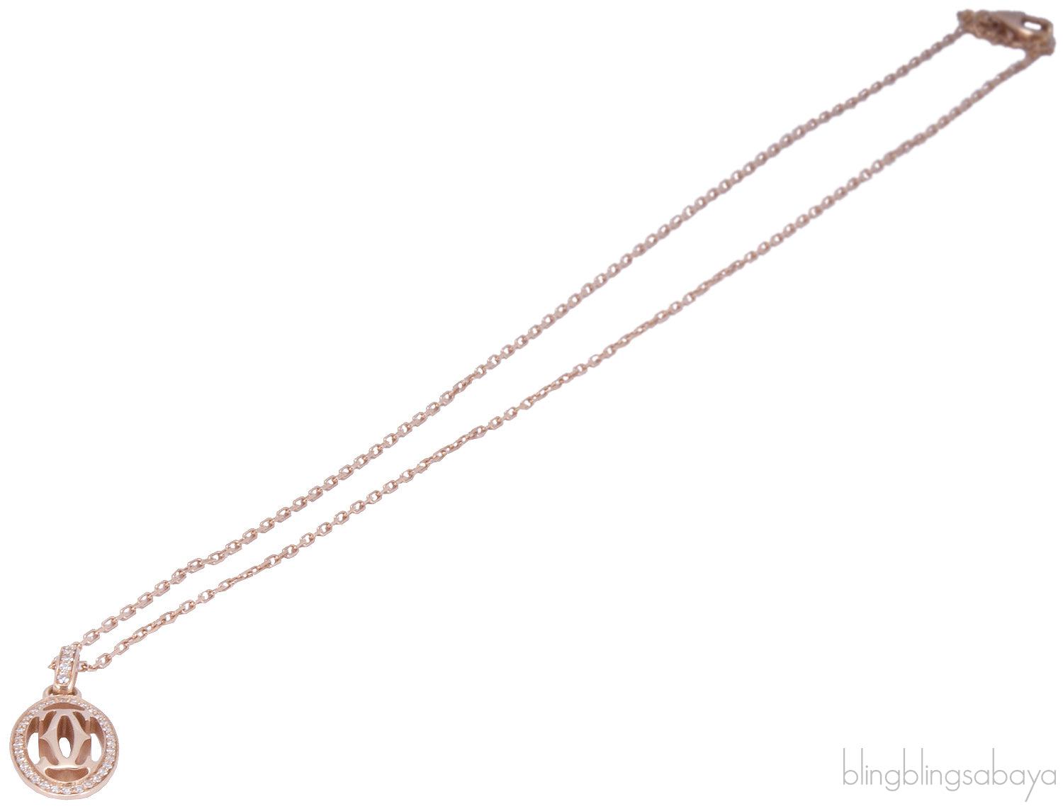 Logo Double C Diamond Necklace