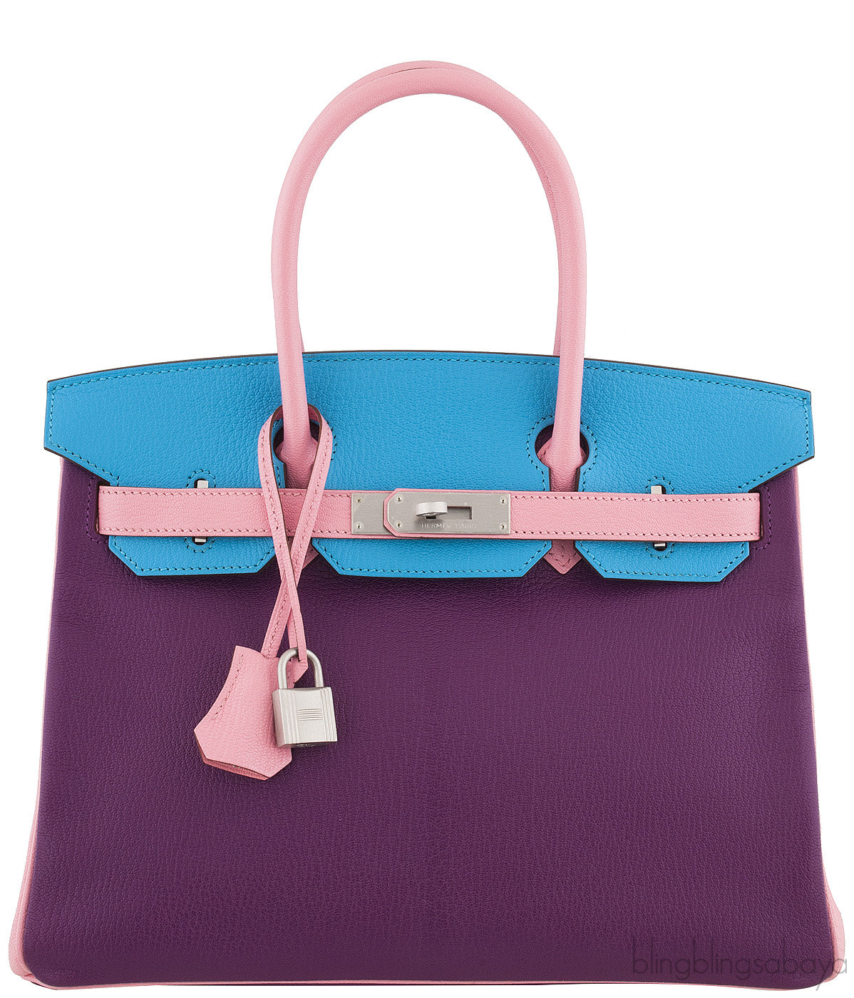 Birkin 30 Chevre Tri-color PHW