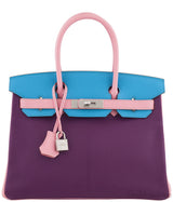 Birkin 30 Chevre Tri-color PHW
