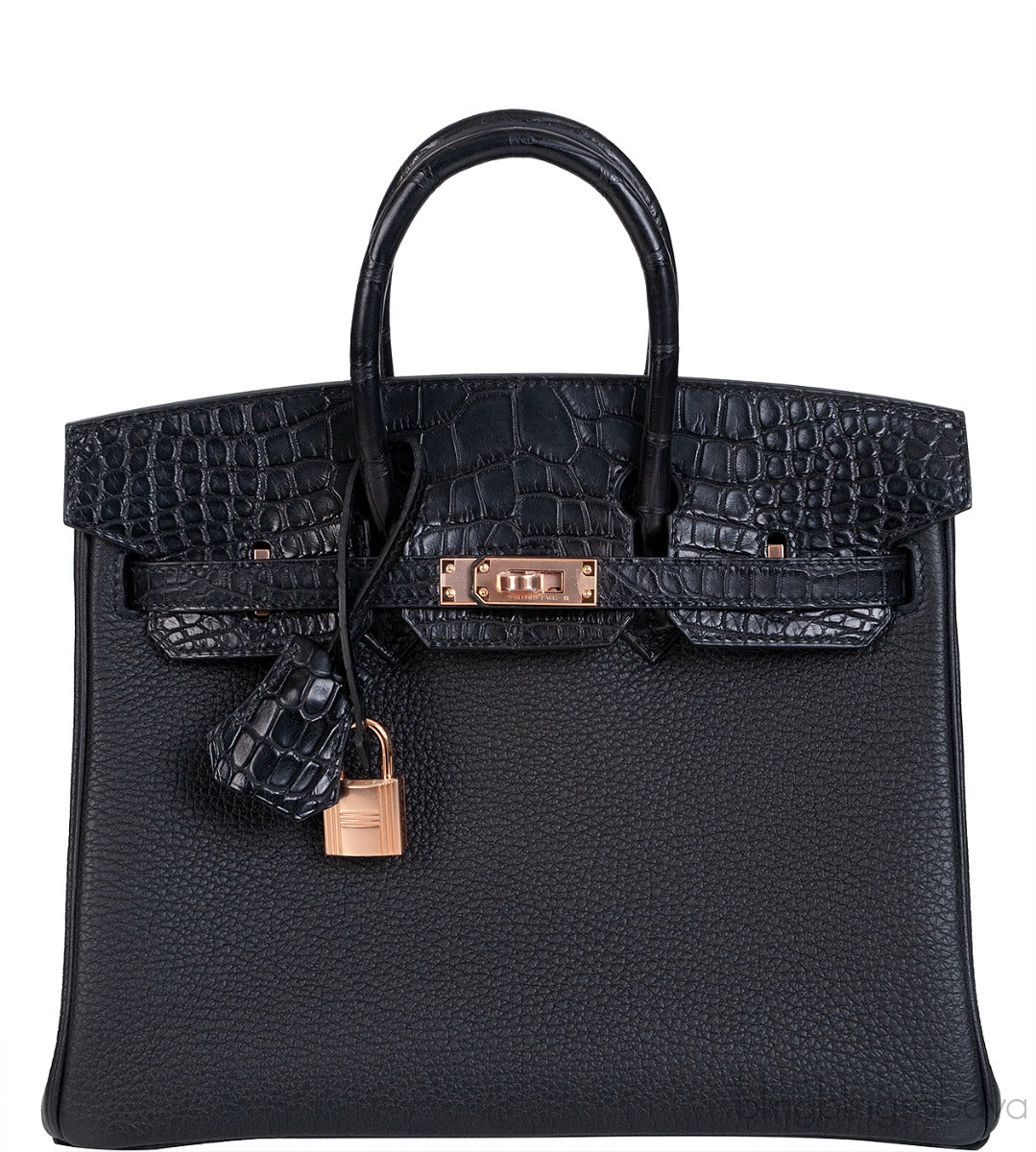 Birkin 25 Touch Togo Matte Crocodile RGH