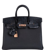 Birkin 25 Touch Togo Matte Crocodile RGH