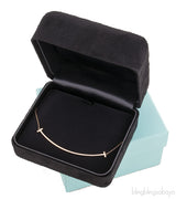 T Smile Rose Gold Necklace