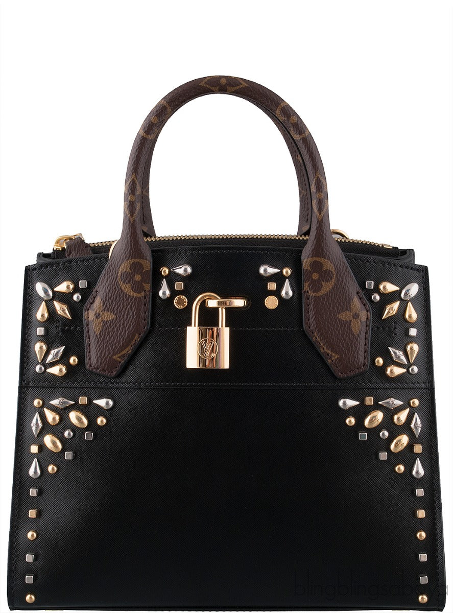 City Steamer Bead Embellished Mini Bag