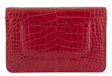 Wallet On Chain Croc Flap Bag