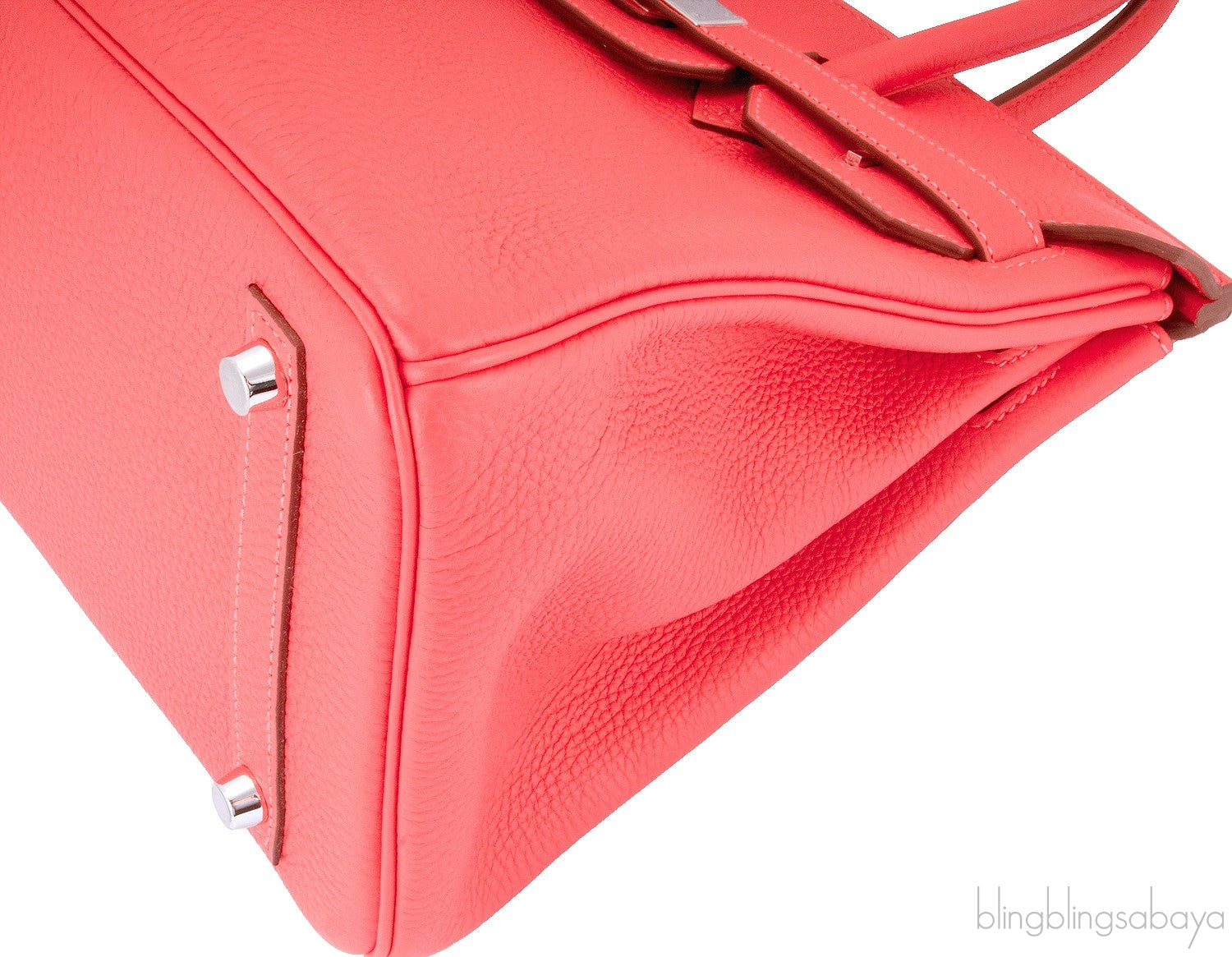 Birkin 30 Red Pivoine Togo PHW
