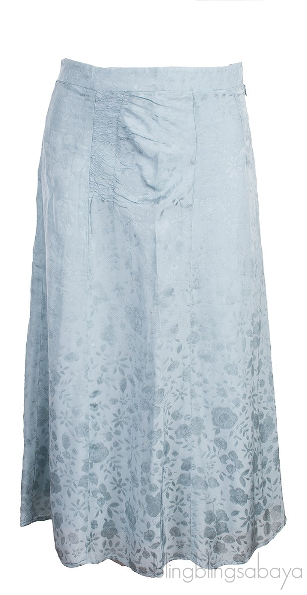 Sky Blue Midi Skirt