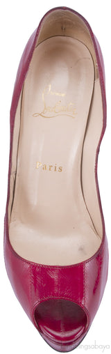 Lady Peep 150 Eel Red Pump