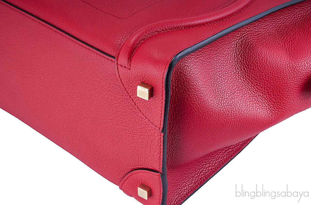 Mini Luggage Coquelicot Red