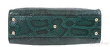 Fendi Peekaboo Medium Green Python Bag