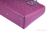 Patent Fuschia Pink Lady Dior