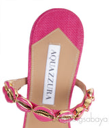 Off to Bali 75 Shell Emb Raffia Sandals