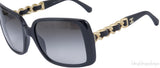 Chain 5208q Black Sunglasses