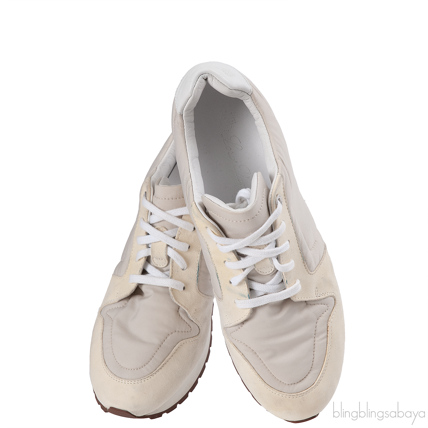 Loro Piana My Wind Microfibre Light Yellow Sneakers