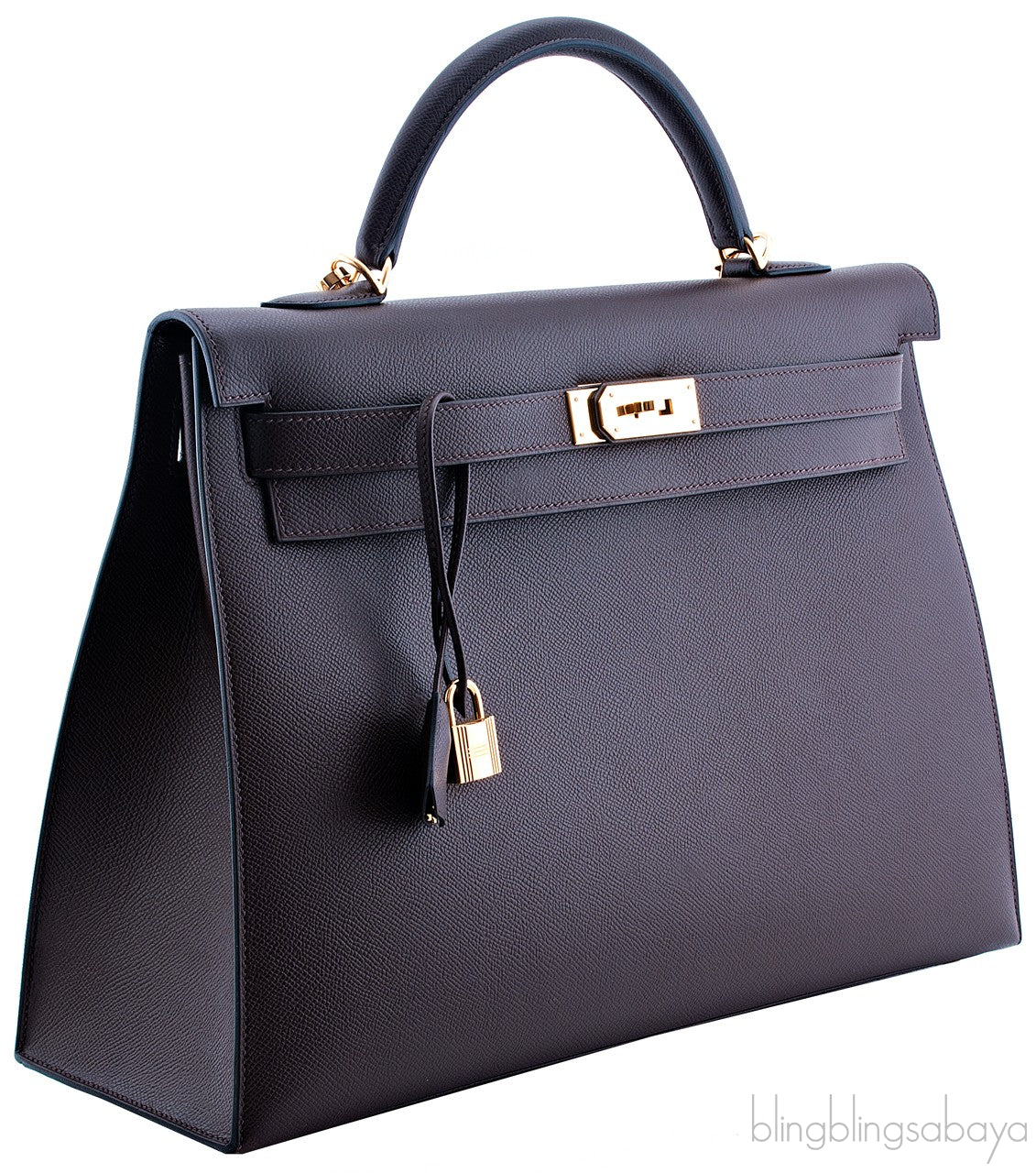 Kelly 40 Choco Epsom Sellier