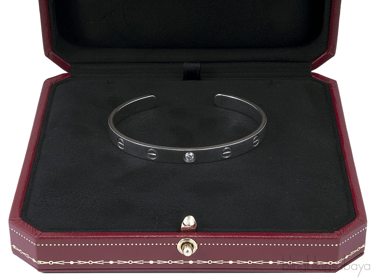 LOVE Open Cuff Diamond Bracelet
