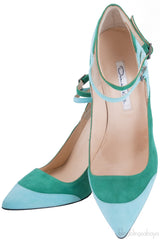 Two-tone Sisi Suede Pump