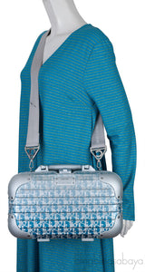 Dior x Rimowa Carry-on Hand Case Aluminum Oblique Blue Gradient