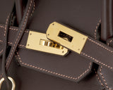 Birkin 35 Veau Gulliver Havane GHW*