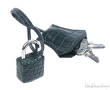 Hermes Birkin 25 Vert Cypress Matte Alligator PHW