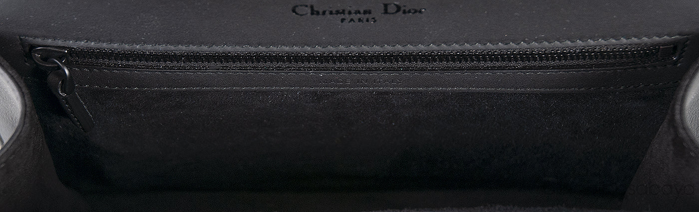 Dior Diorama Black Ultra Matte Medium Shoulder Bag
