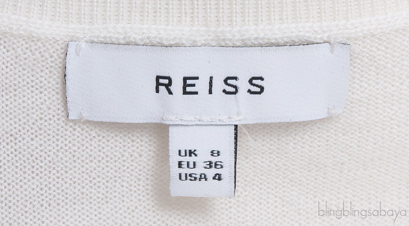 Reiss Off-white Long Sleeve Sweatshirt