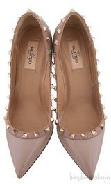 Pastel Beige Rockstud Pump