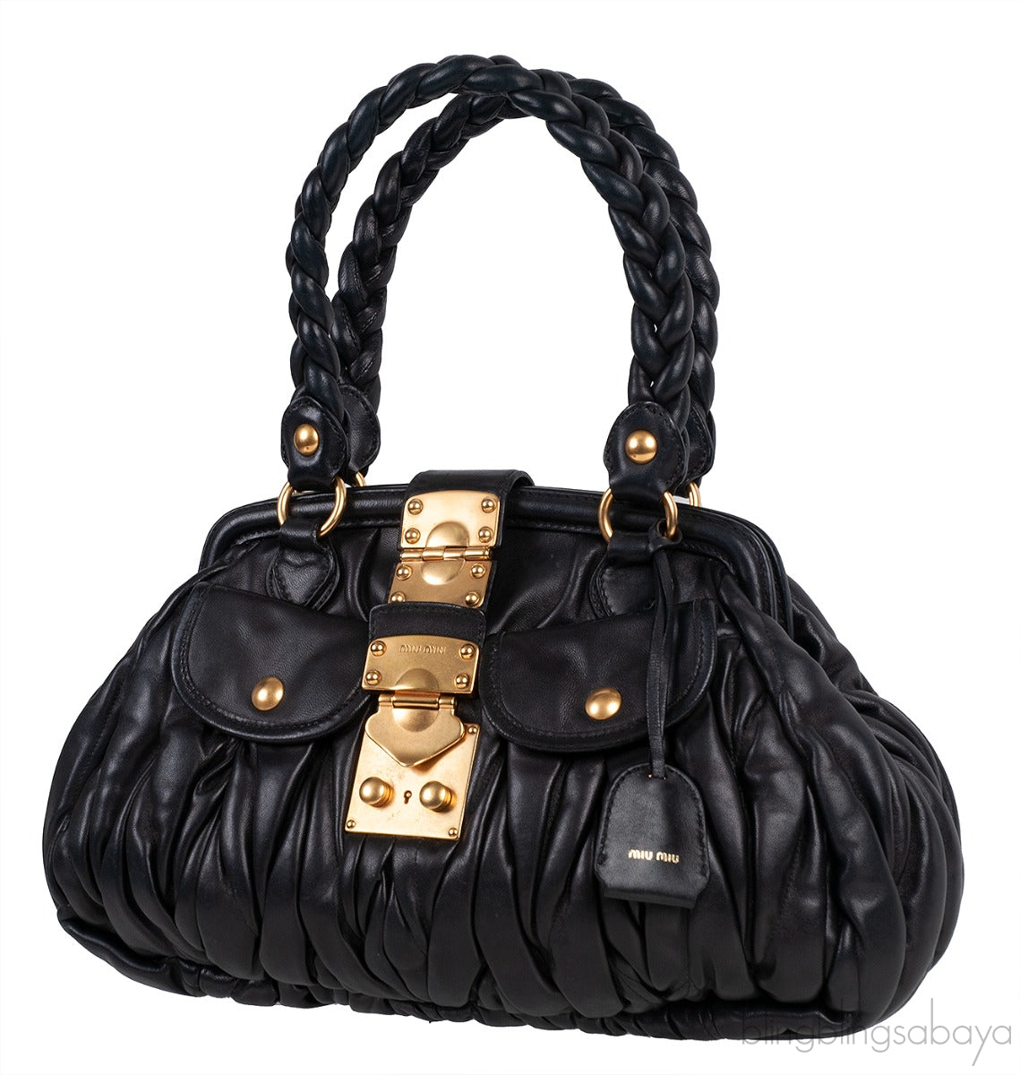 Matelasse Nappa Leather Shoulder Bag
