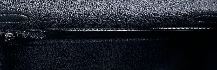 Kelly 32 Black Togo Retourne