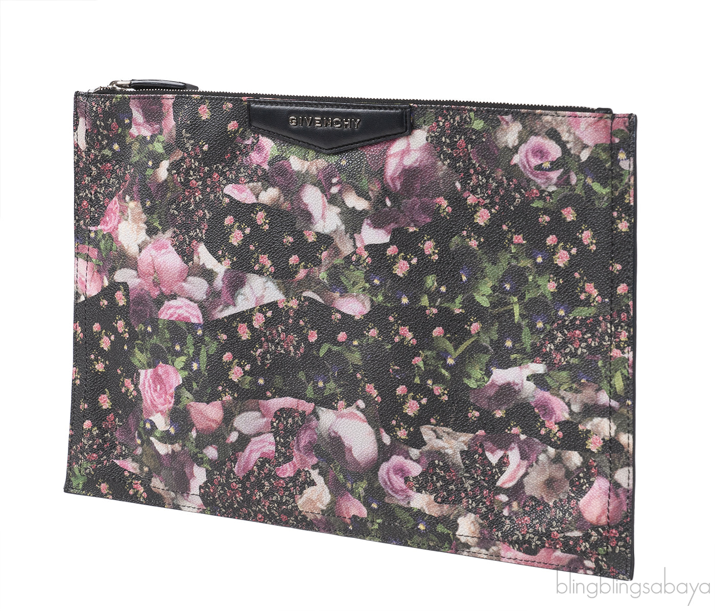 Givenchy Floral Print Large Clutch
