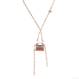 Precieux H Kelly Diamond Rose Gold Necklace