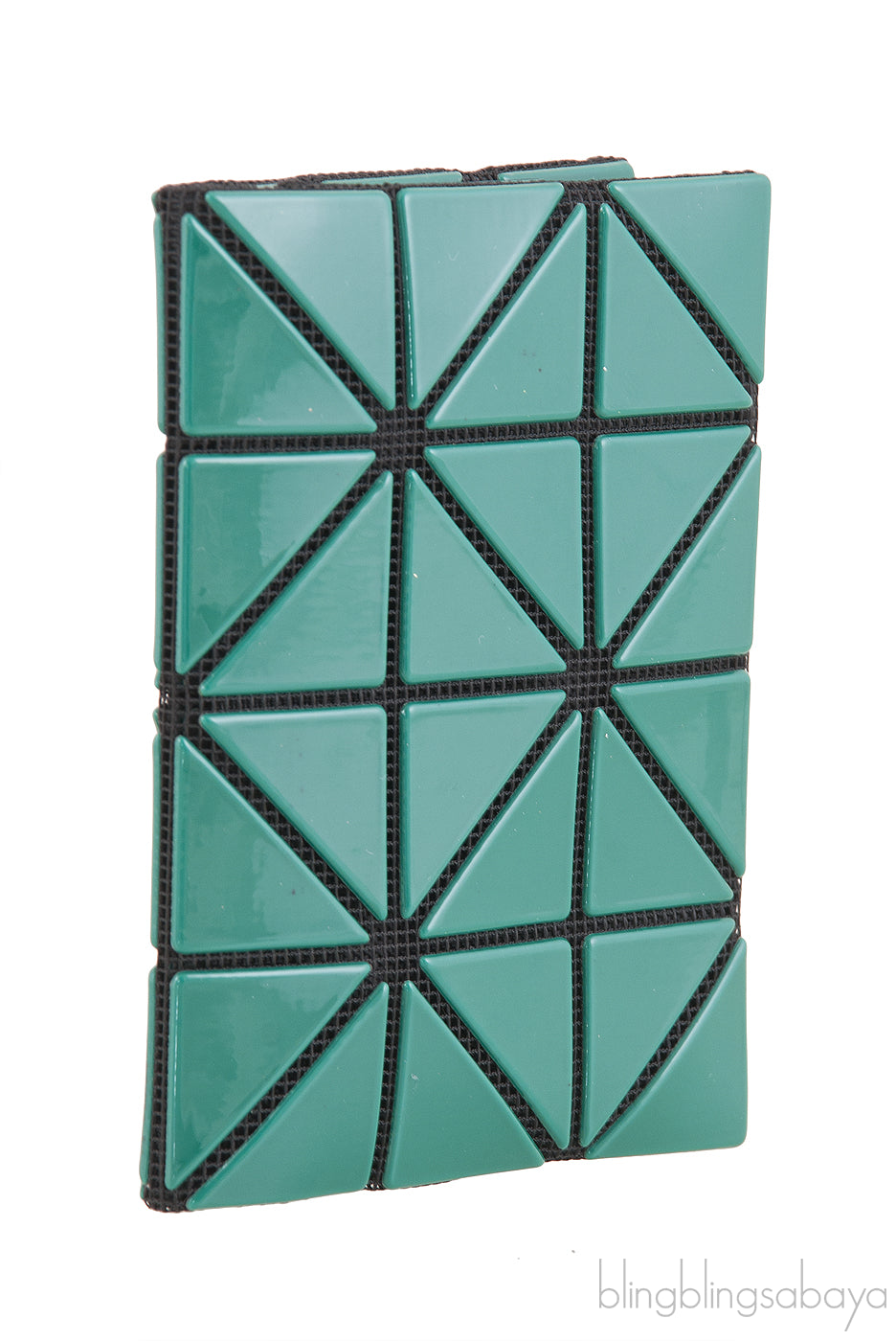 Emerald Geometric Card Holder