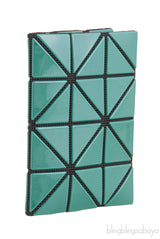Emerald Geometric Card Holder
