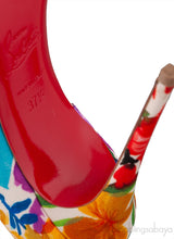 Satin Floral Iriza Pumps 100