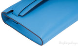 Kelly Cut Blue Azteque Clutch